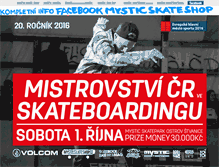 Tablet Screenshot of cesky-skateboardovy-pohar.cz